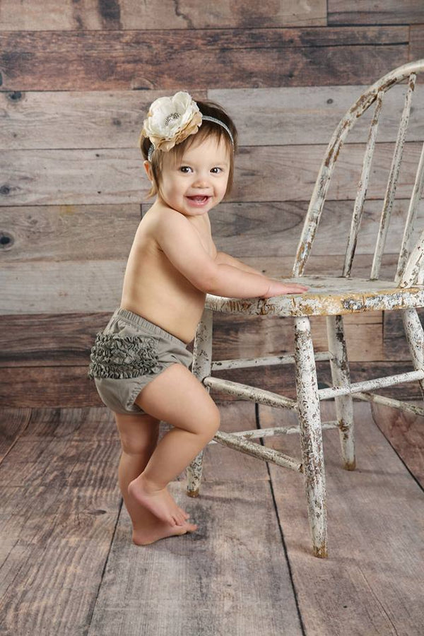 Brylee Baby Bloomer - Taupe - Pearls and Piggytails