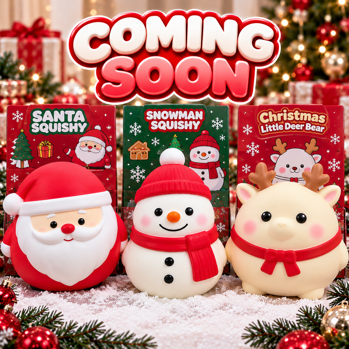 COMING SOON - Jumbo Christmas Squishy