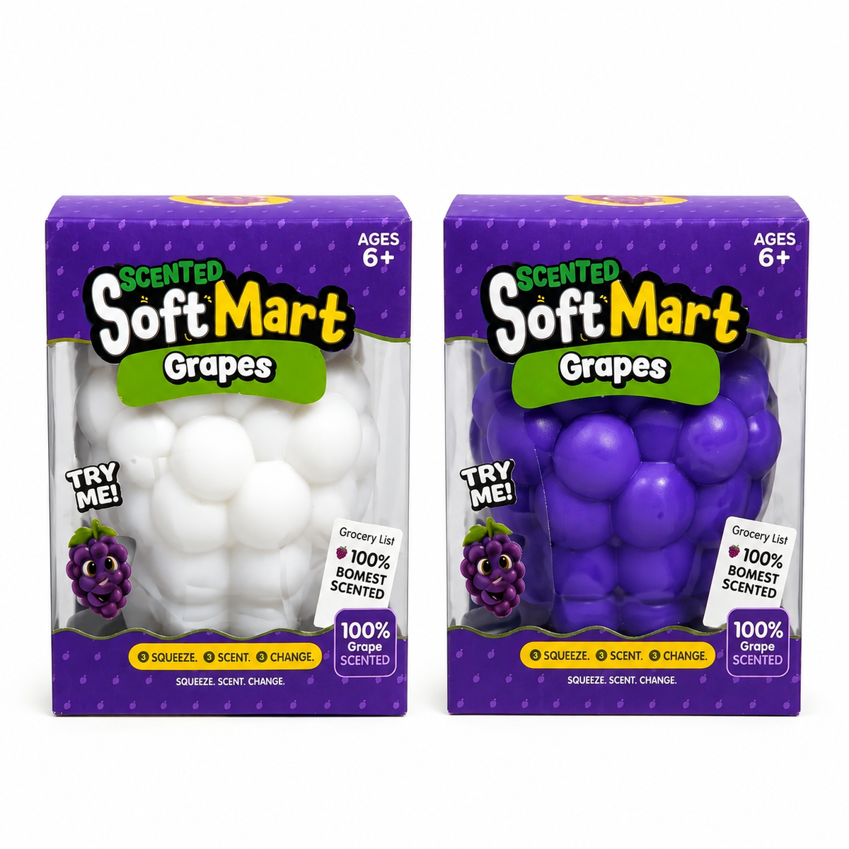 Color Changing Grape Squishy