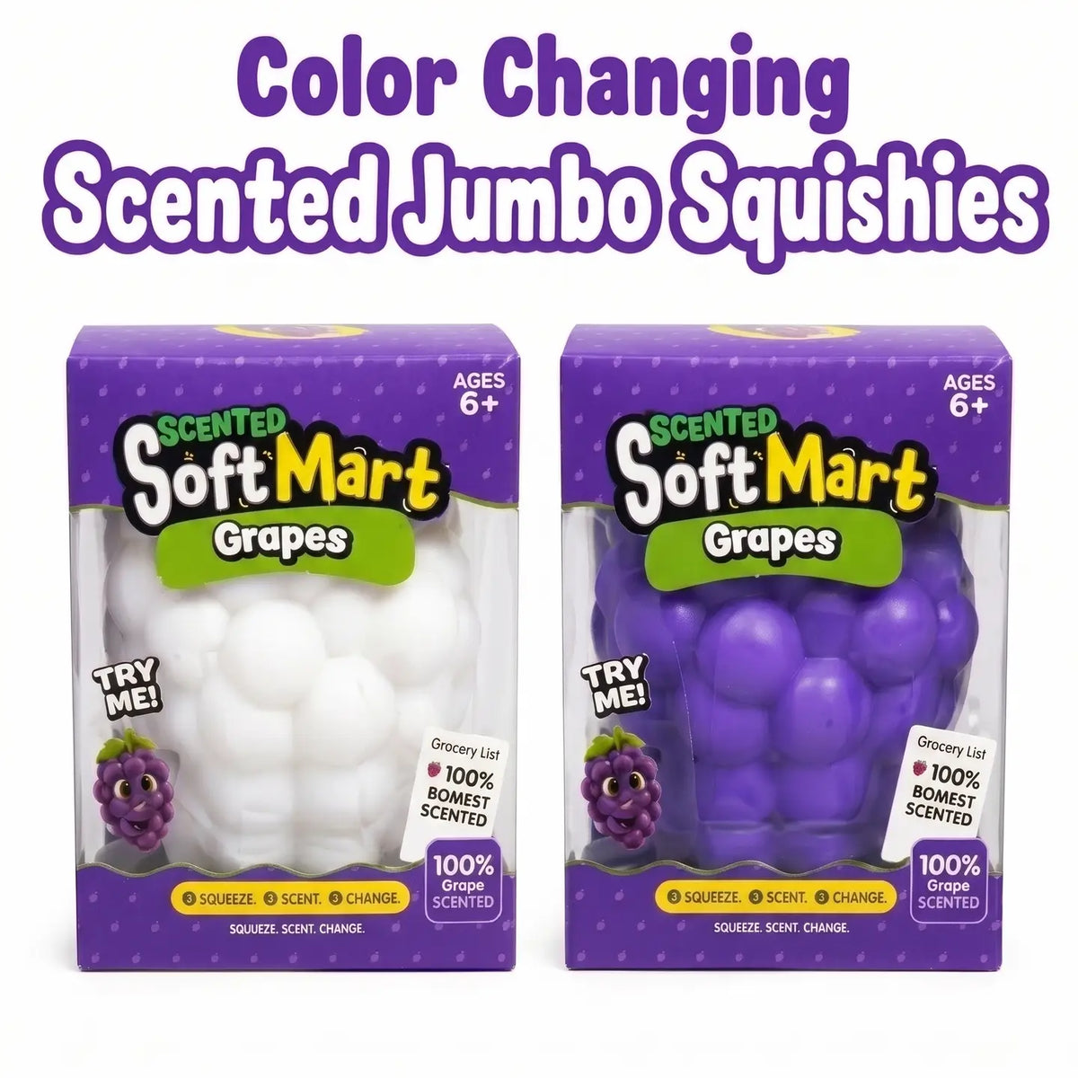 Color Changing Grape Squishy