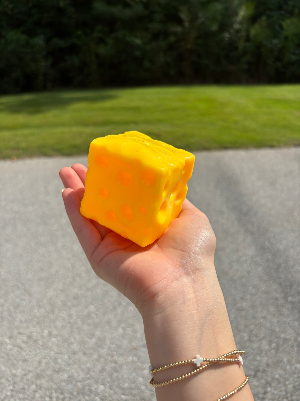 Vaseline-Filled Cheese Squishy