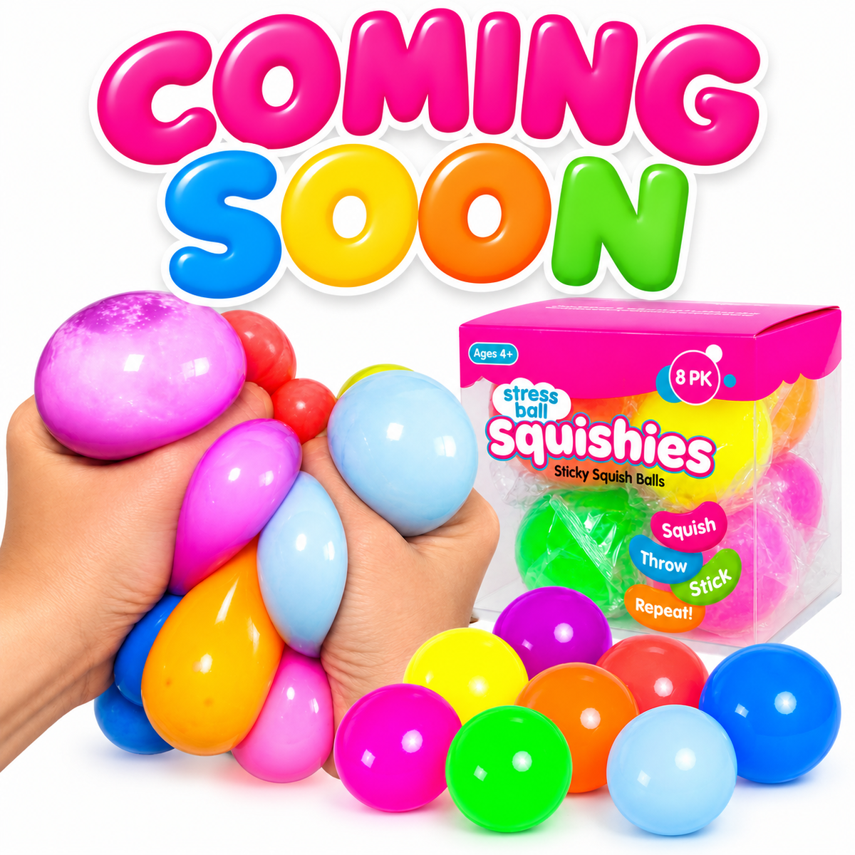 8 Pack Squishy Set