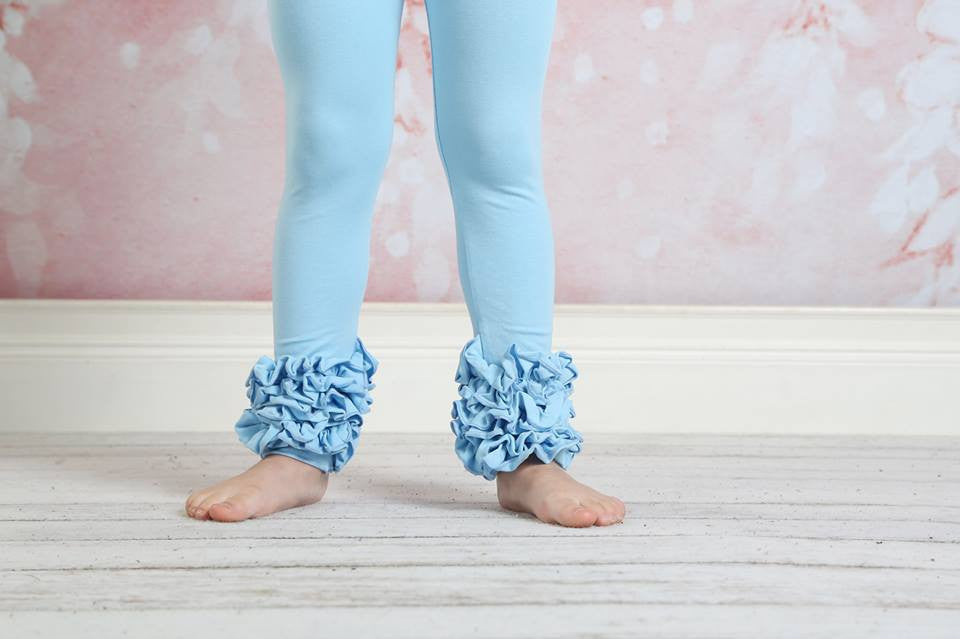 Girls Ruffle Leggings, Ruffle Girls leggings, Ruffle Pants for