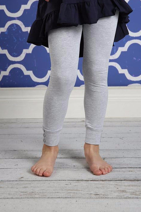 Sutton Button Leggings - T-Shirt - Pearls and Piggytails