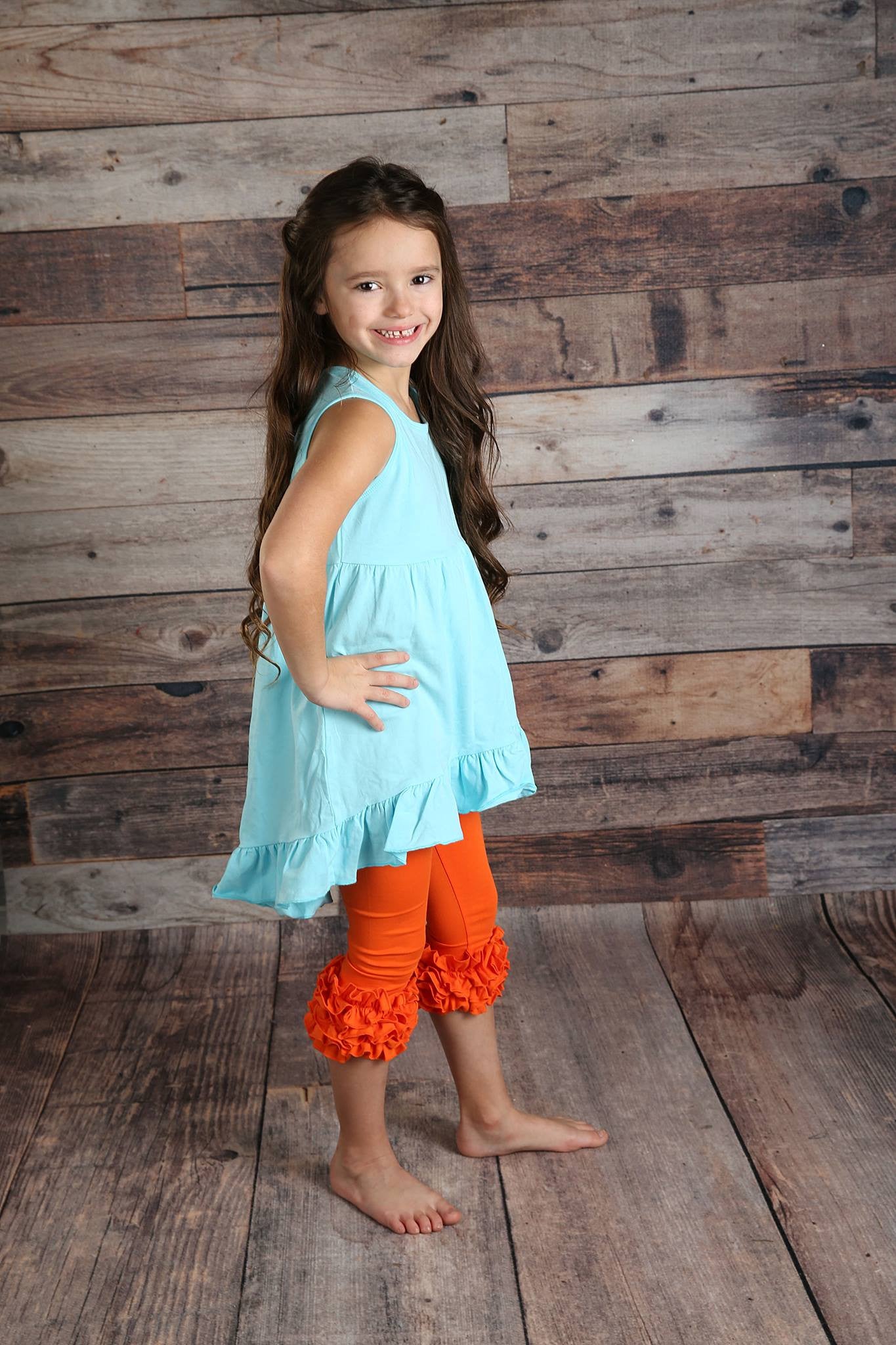 Haddie - Aqua - Pearls and Piggytails