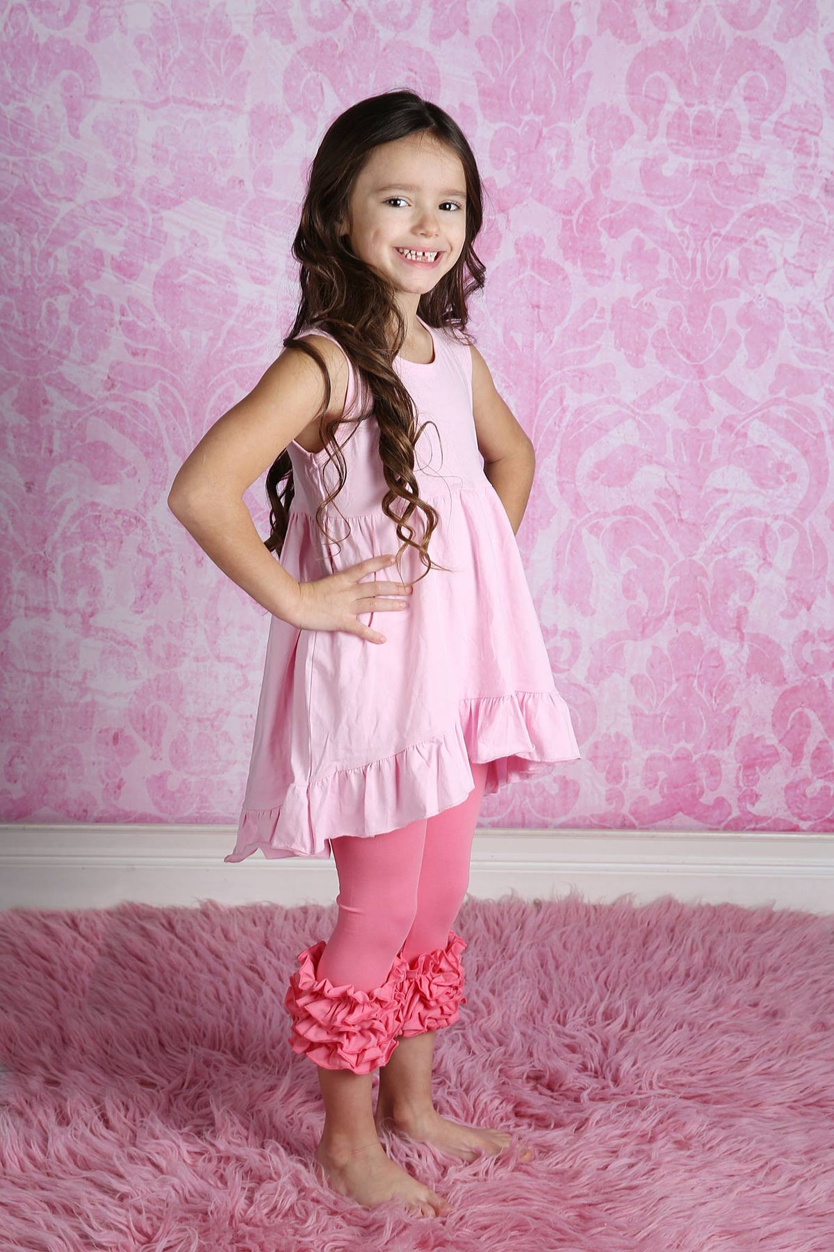 Haddie - Light Pink - Pearls and Piggytails