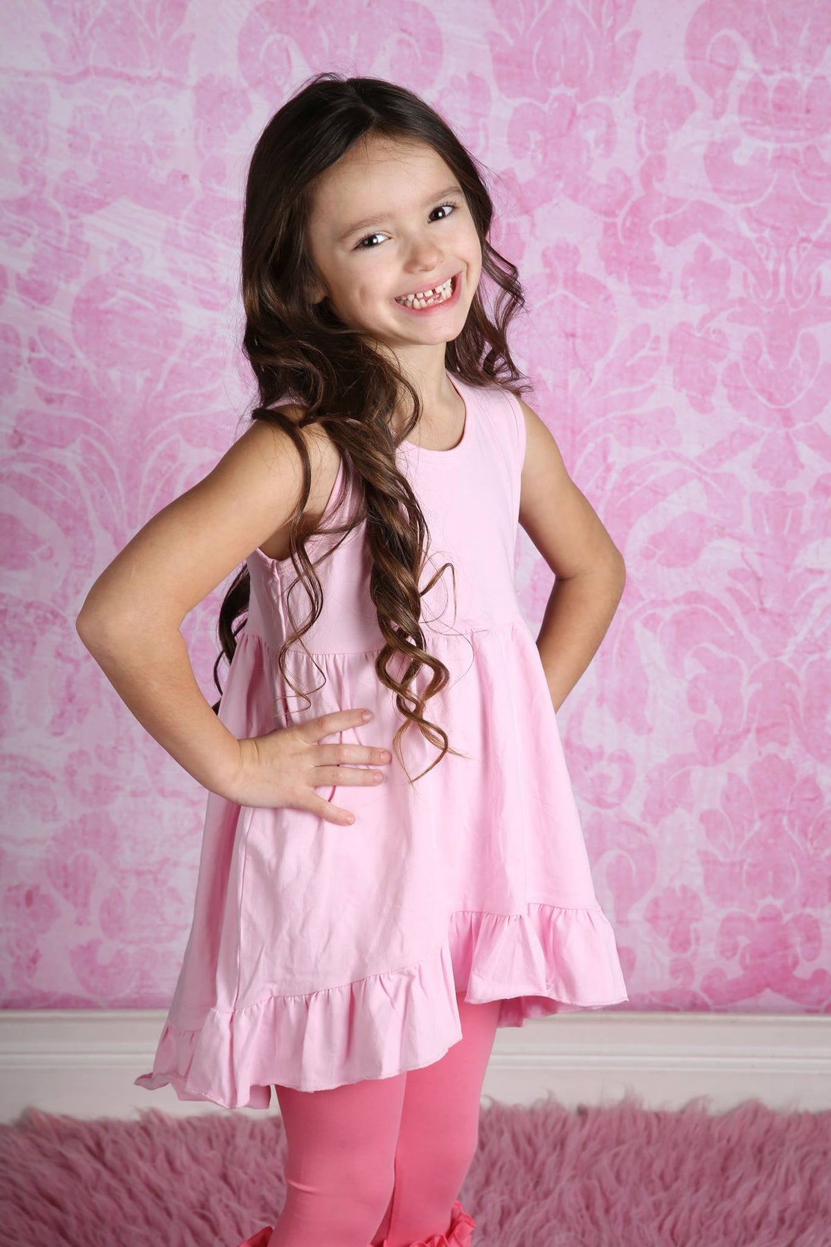 Haddie - Light Pink - Pearls and Piggytails