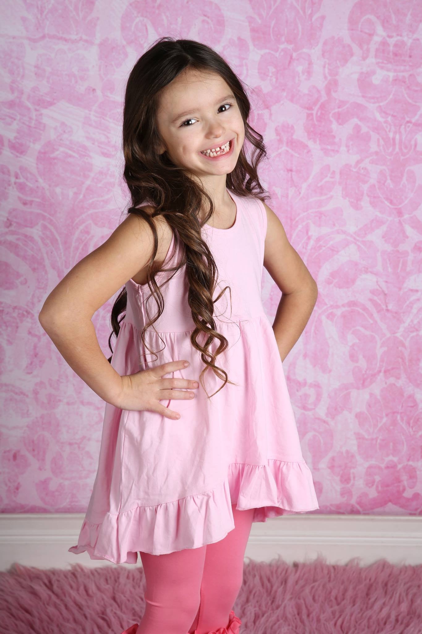 Haddie - Light Pink - Pearls and Piggytails