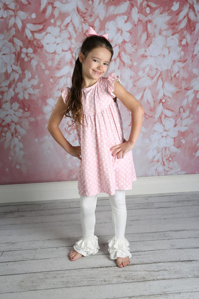 Bella Triple Ruffle Pants - Soft White - Pearls and Piggytails