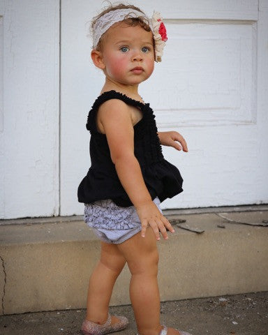 Brylee Baby Bloomer - T-Shirt - Pearls and Piggytails