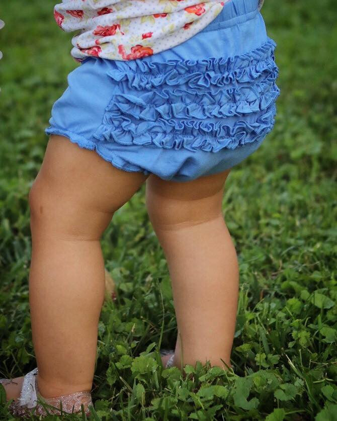 Brylee Baby Bloomer - Cornflower - Pearls and Piggytails