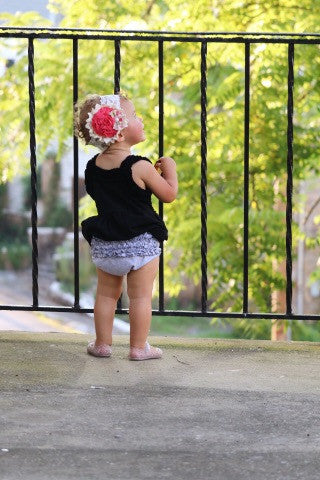 Brylee Baby Bloomer - T-Shirt - Pearls and Piggytails