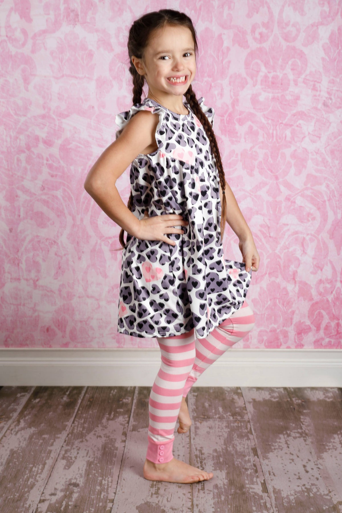 Sutton Button Leggings - Crazy 4 U