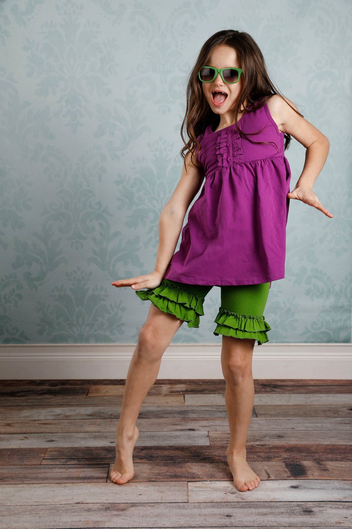 Dahlia Top - Plum