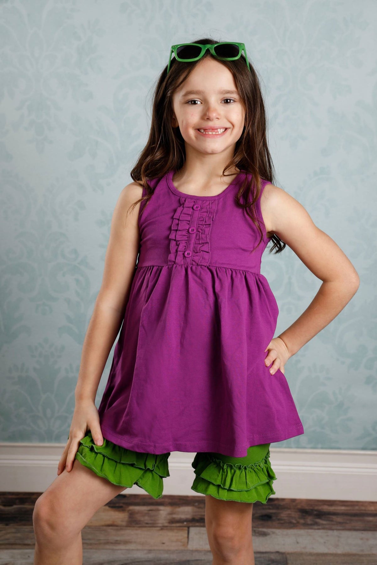 Dahlia Top - Plum