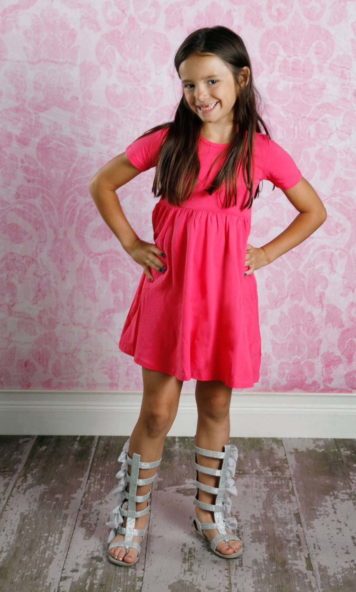 Mia Dress - Hot Pink