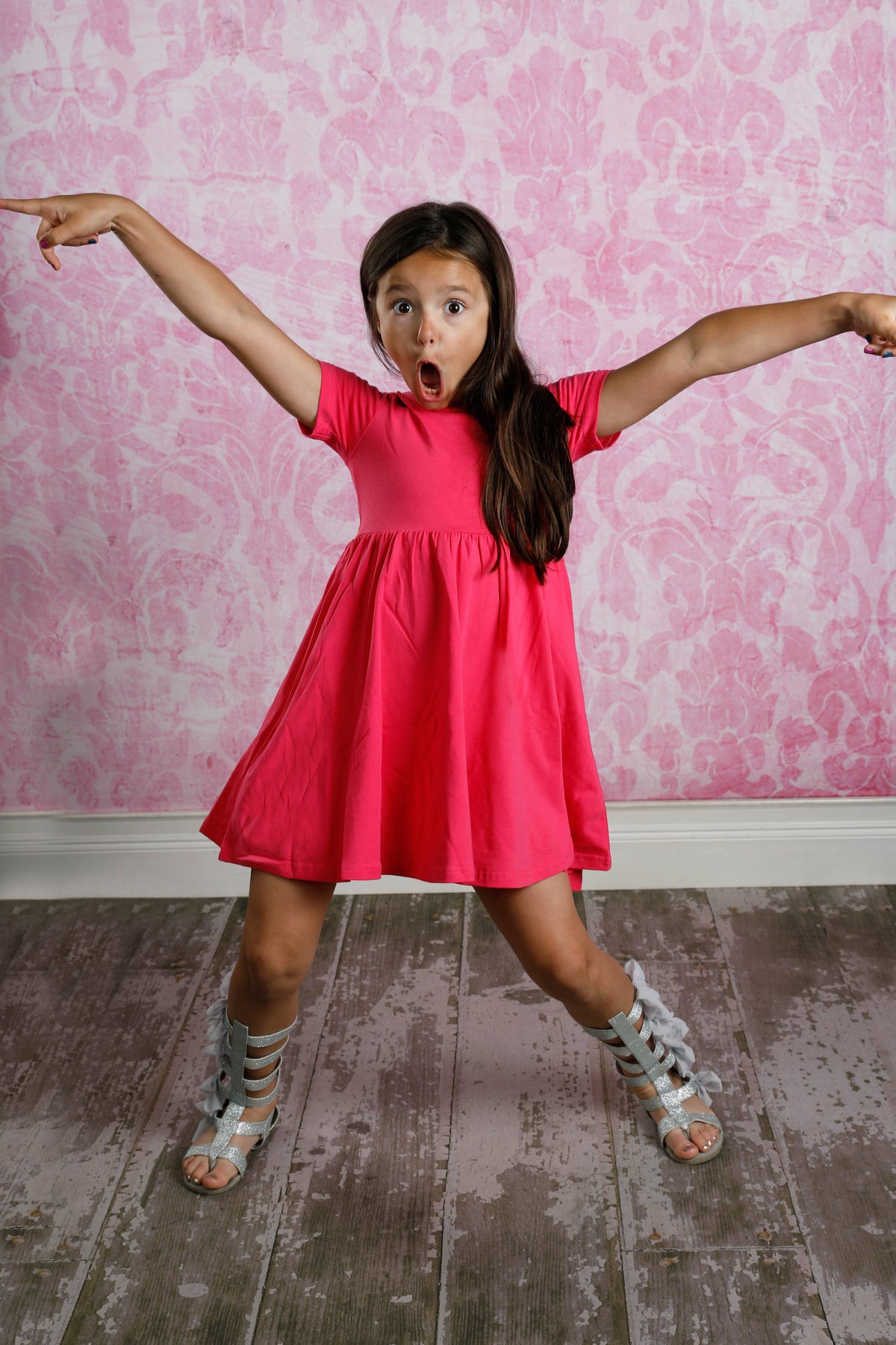 Mia Dress - Hot Pink