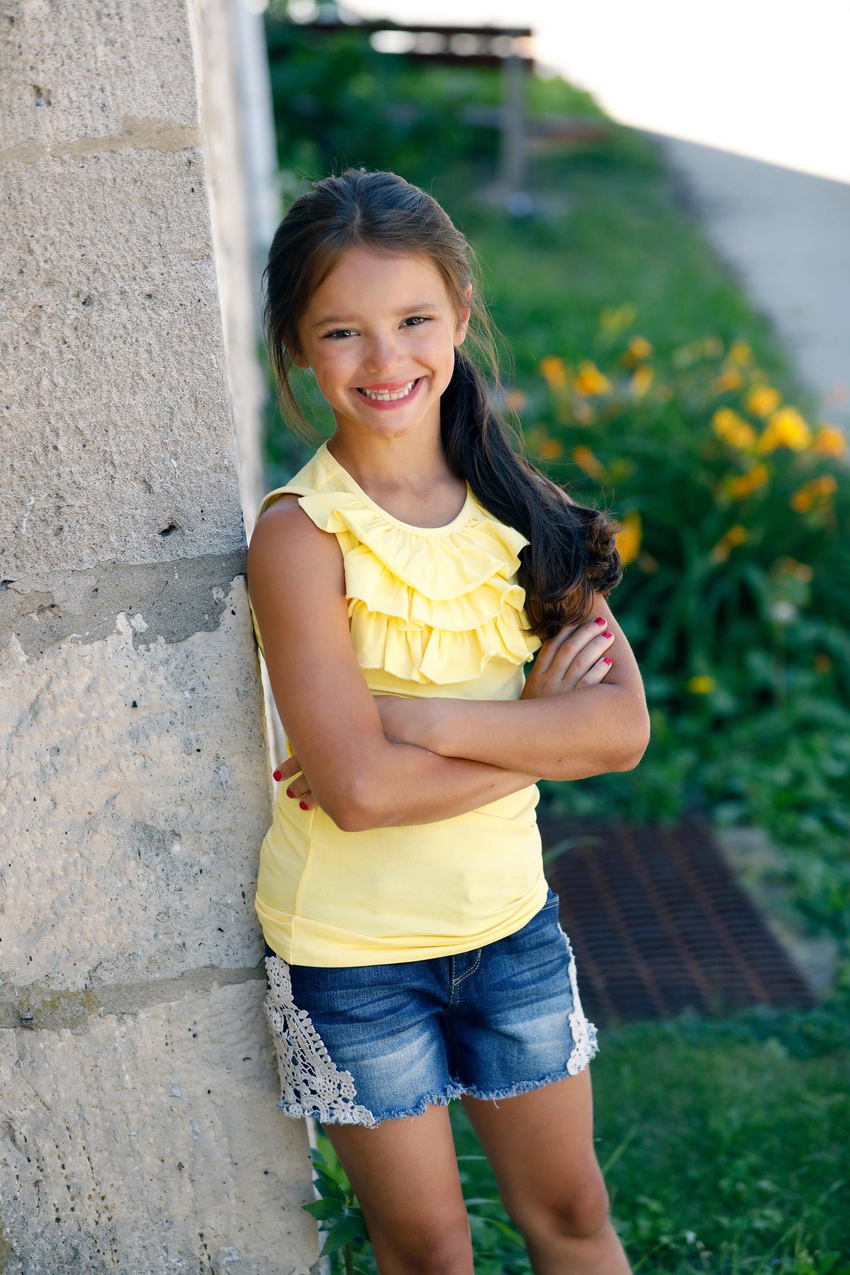 Finley Tank Top - Light Yellow
