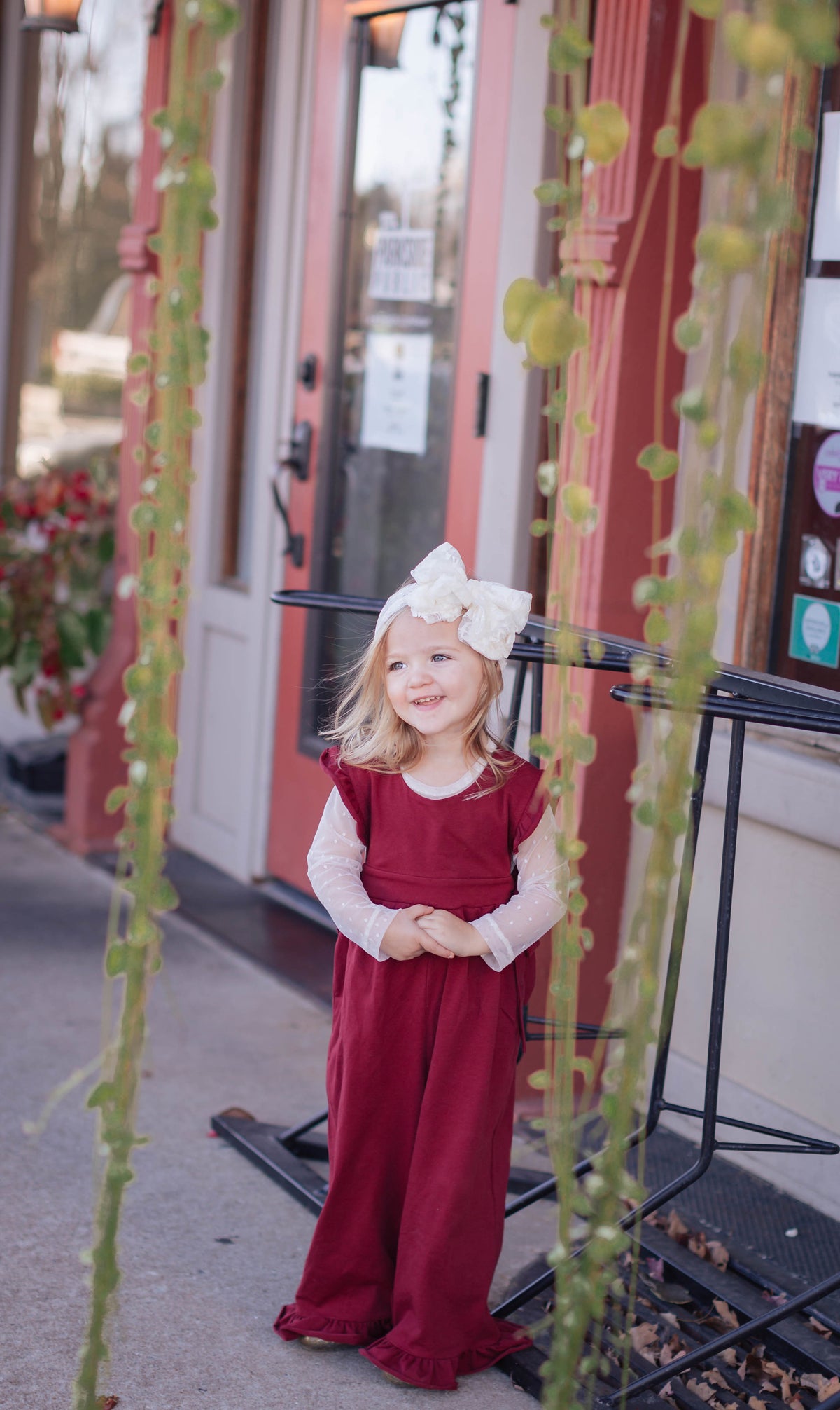 Reagan Romper - Wine