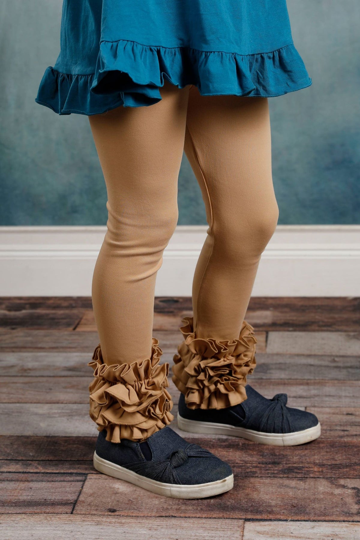 Icing Ruffle Leggings - Kinda Like Khaki