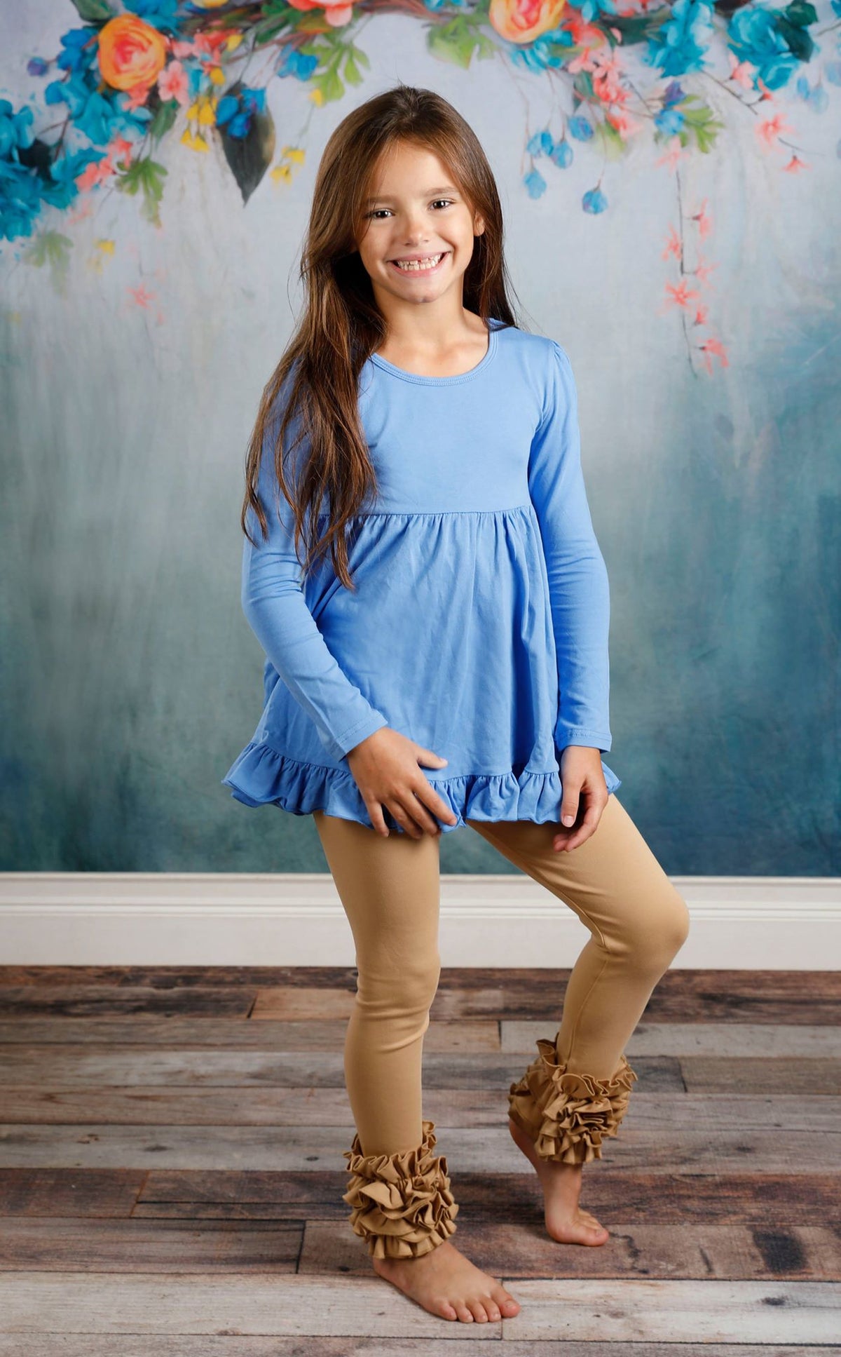 Icing Ruffle Leggings - Kinda Like Khaki