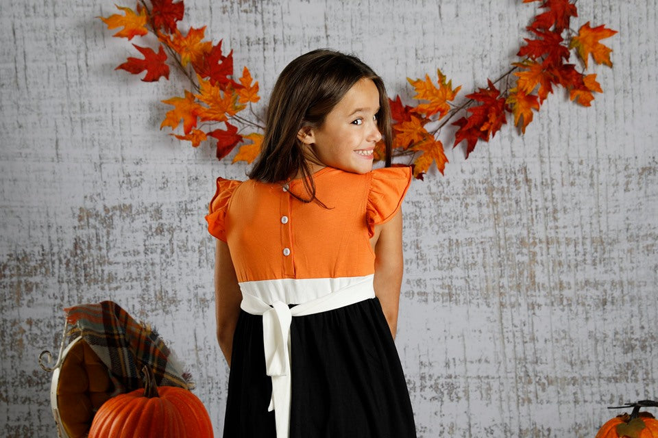 Victoria Dress - Pumpkin Pie