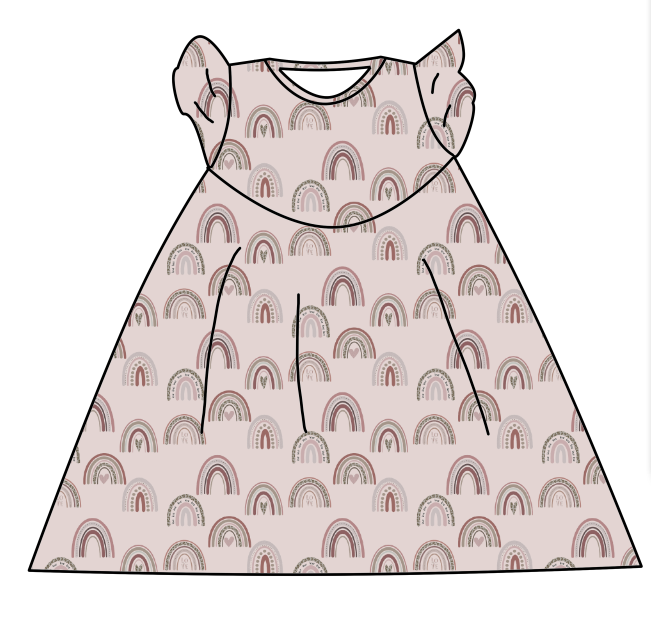 Miley Dress - Over The Rainbow In Love