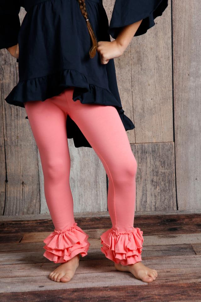 Bella Triple Ruffle Pants - Taffy