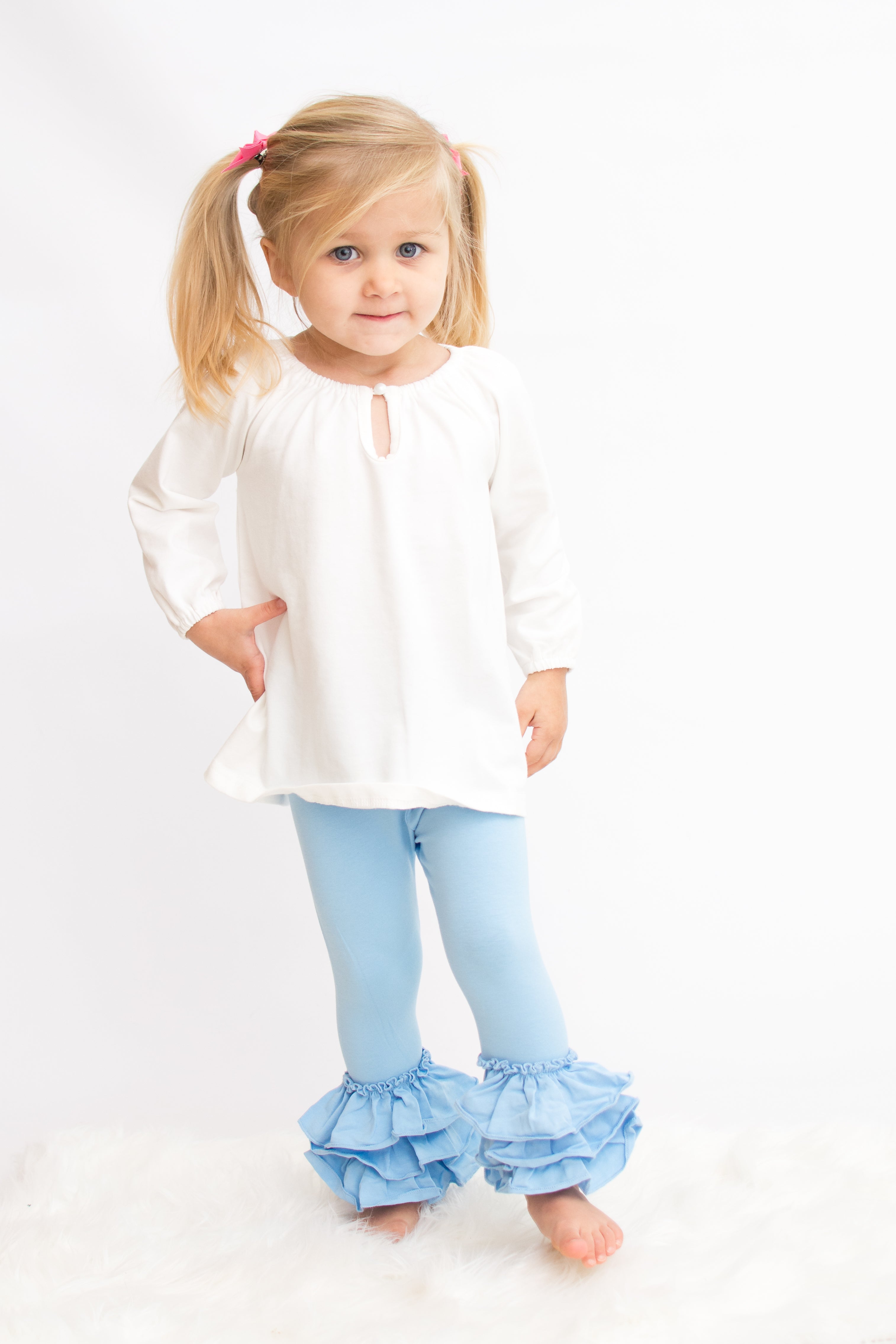 Slowera Little Girls Ruffle Leggings Baby India  Ubuy