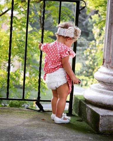 Brylee Baby Bloomer - Soft White