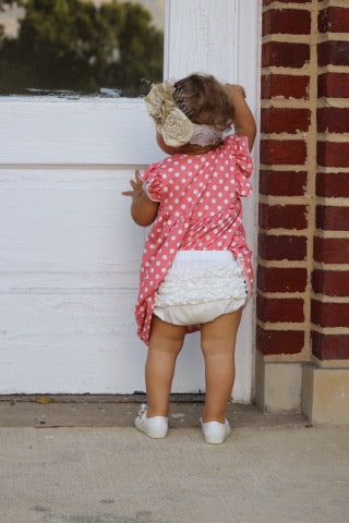 Brylee Baby Bloomer - Soft White