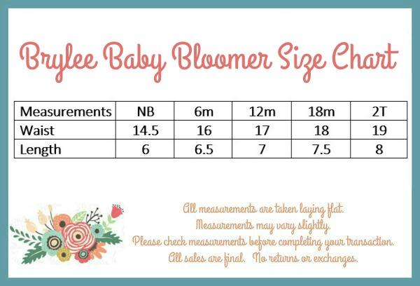 Brylee Baby Bloomer - Aqua