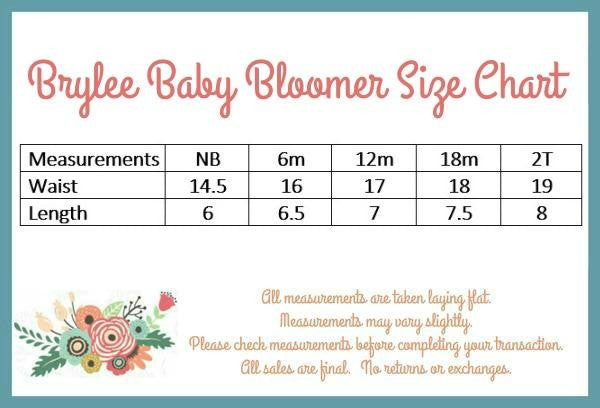 Brylee Baby Bloomer - T-Shirt - Pearls and Piggytails