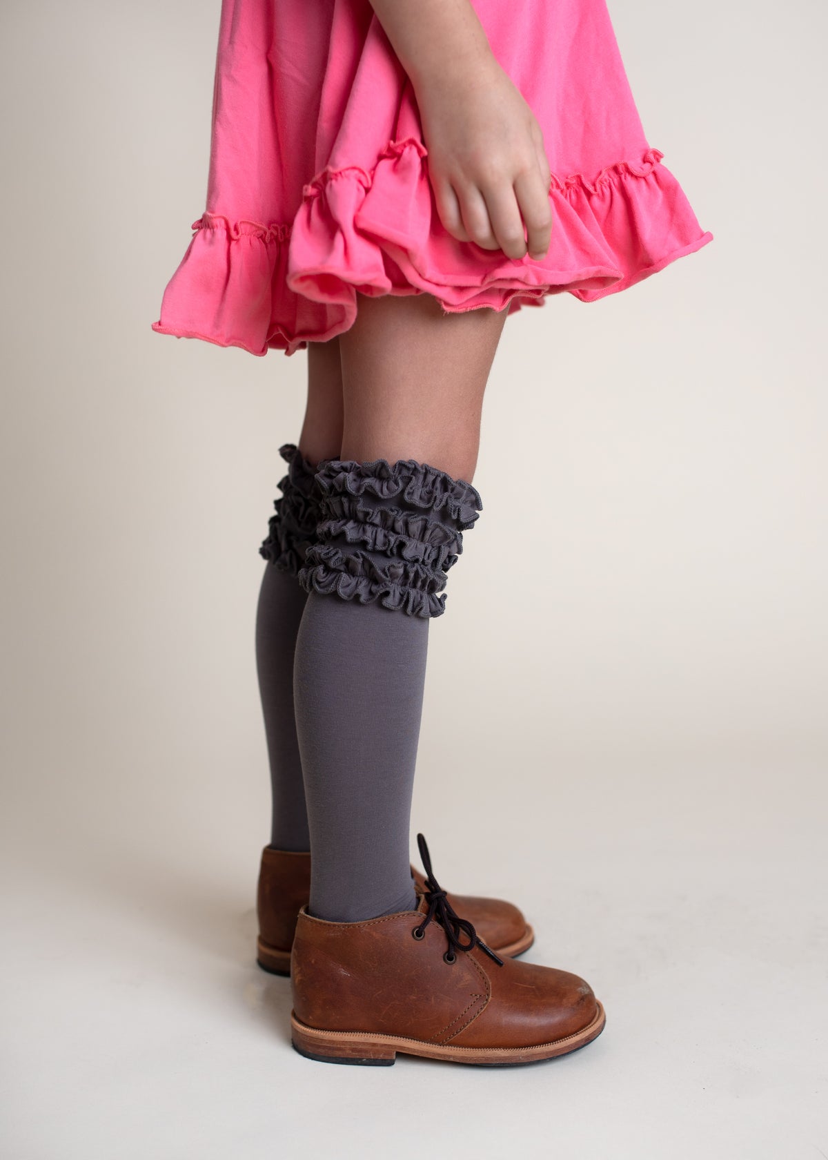 Brenna Boot Socks - Grey