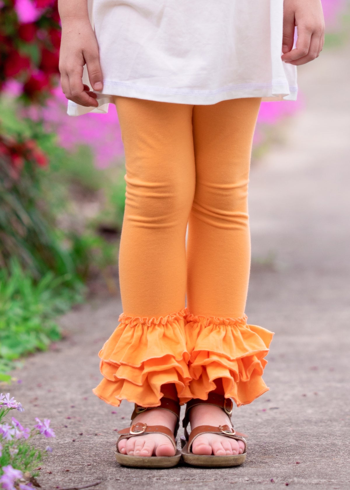 Bella Triple Ruffle Pants - Sunburst