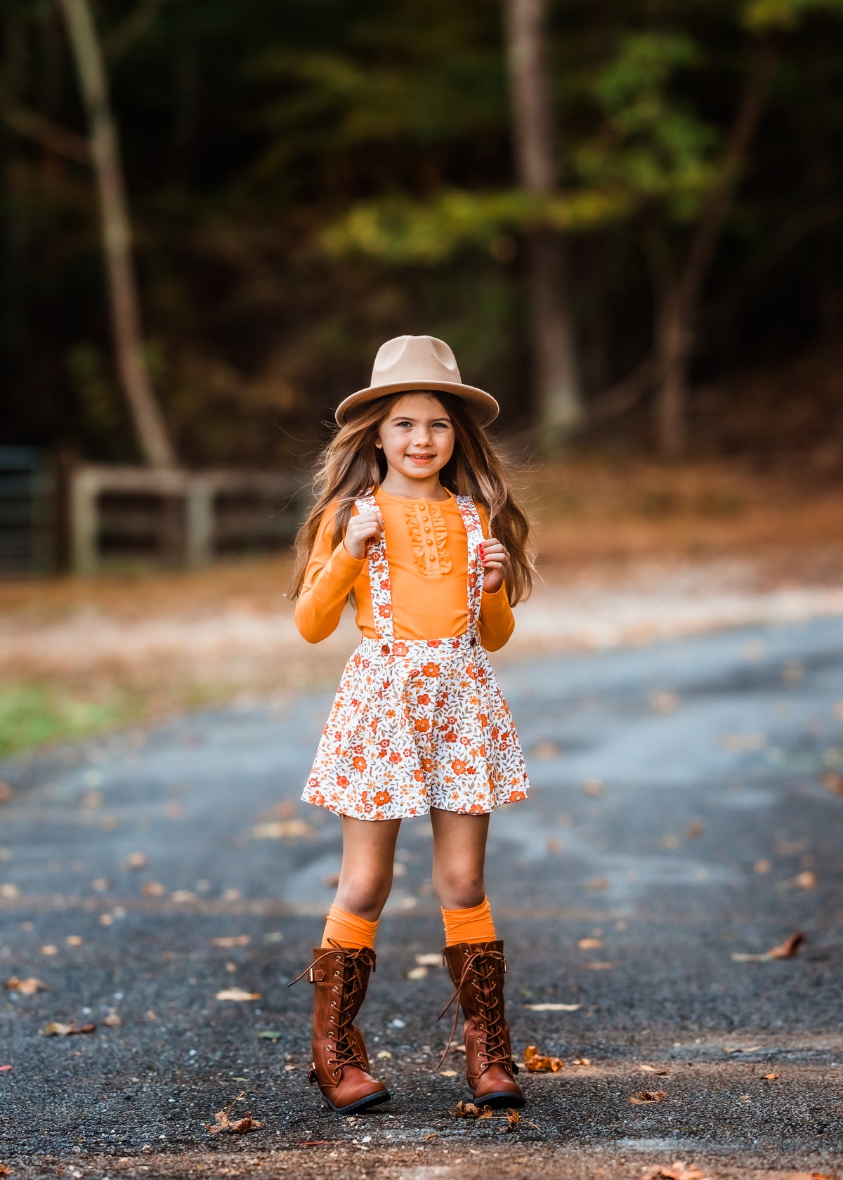 Suspender Skirt - Autumn Blessings