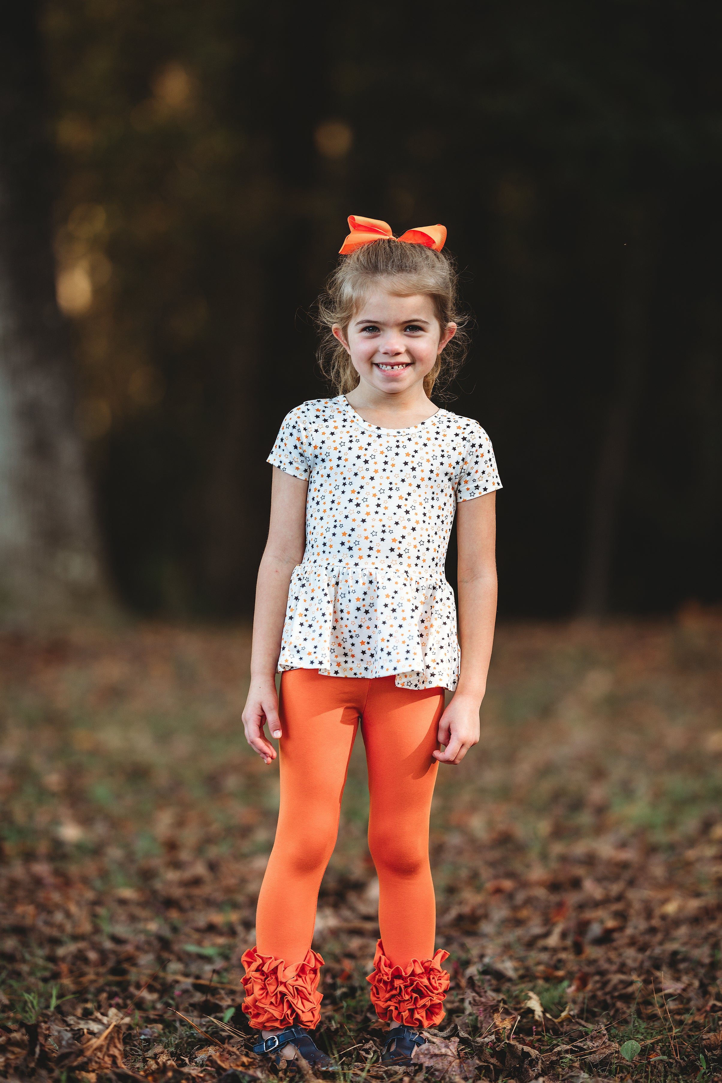 Toddler girl deals orange tights