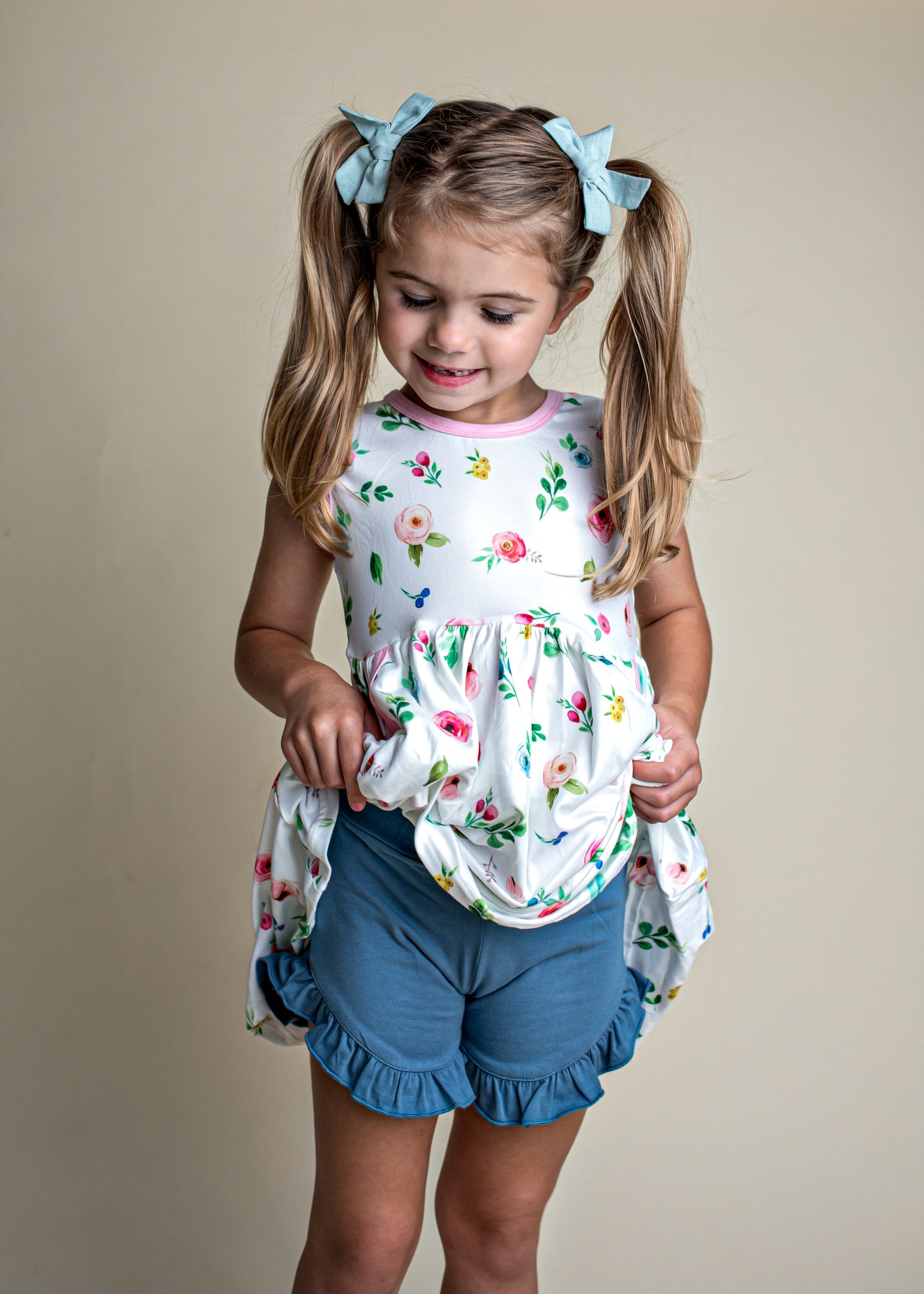 Poppy Shorts - Blue Jay