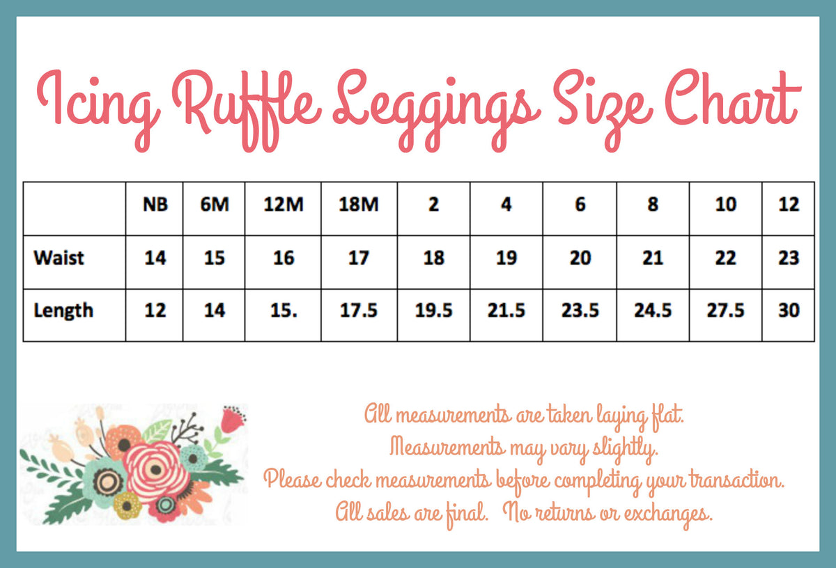 Capri Icing Leggings - Rainbow Stripe - Pearls and Piggytails