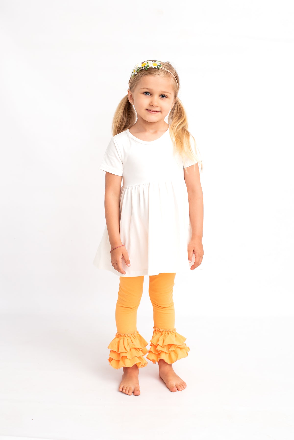 Bella Triple Ruffle Pants - Sunburst
