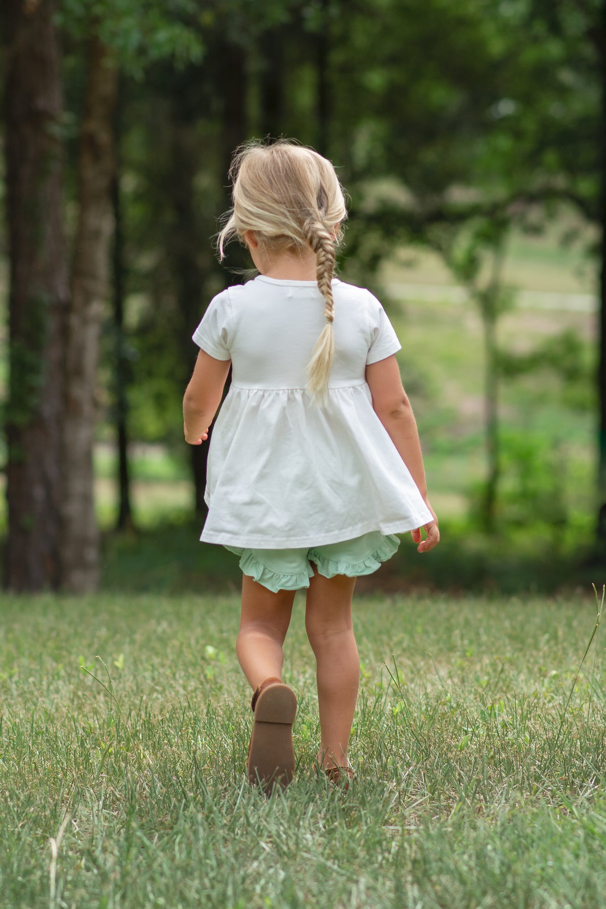 Poppy Shorts - Green Lily