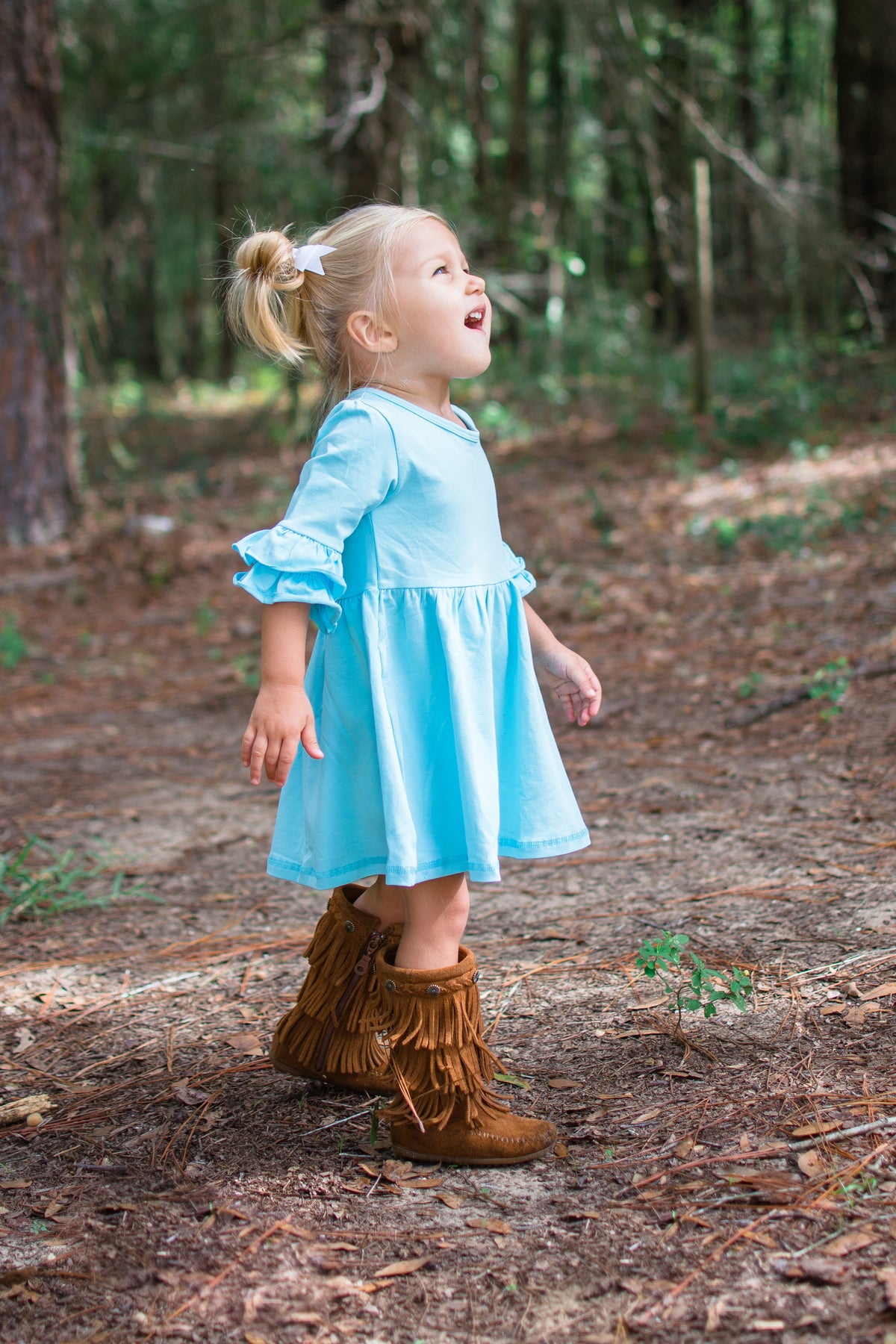 Amelia Dress - Aqua