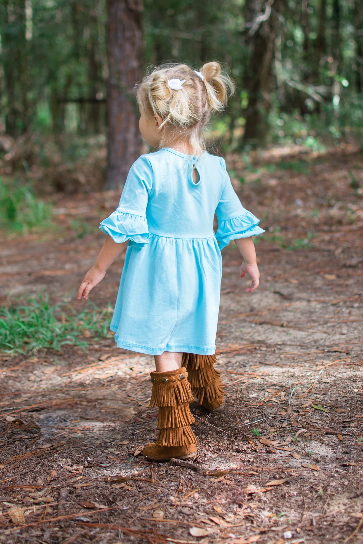 Amelia Dress - Aqua