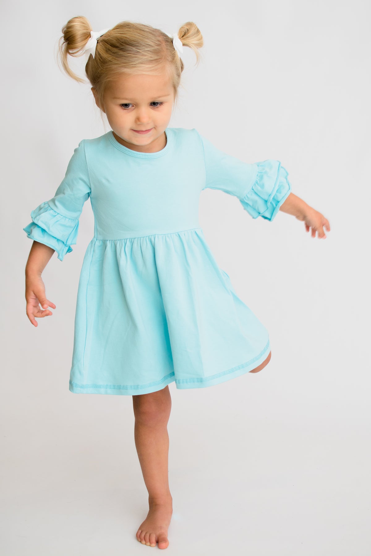 Amelia Dress - Aqua