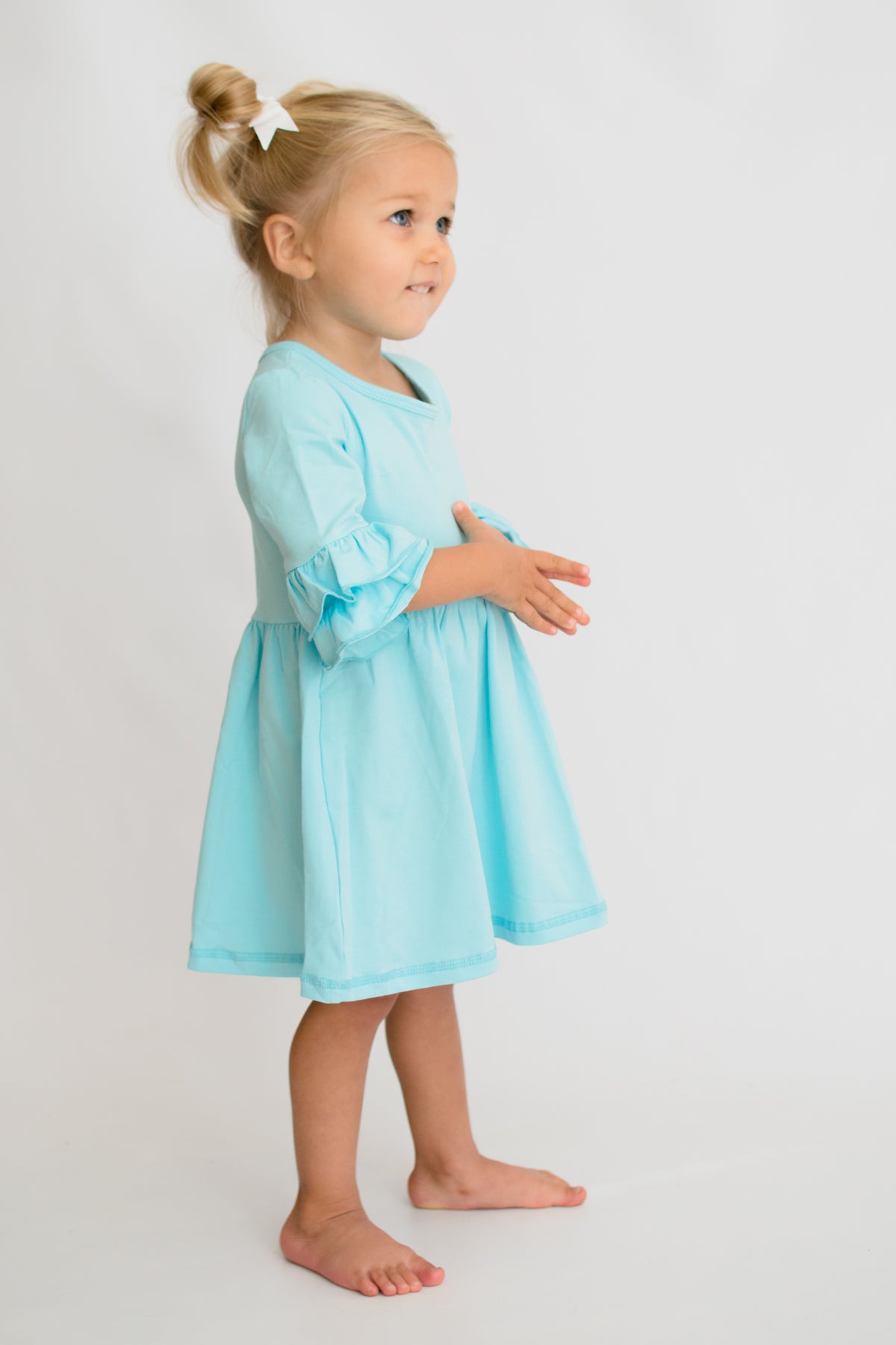 Amelia Dress - Aqua
