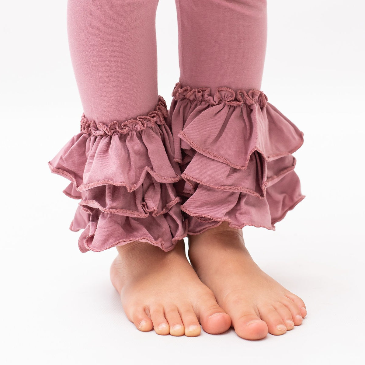 Bella Triple Ruffle Pants - Viola