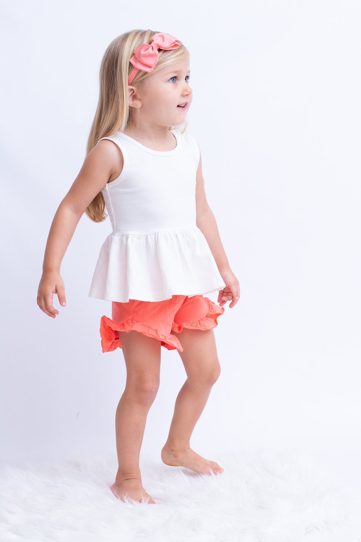 Poppy Shorts - Coral