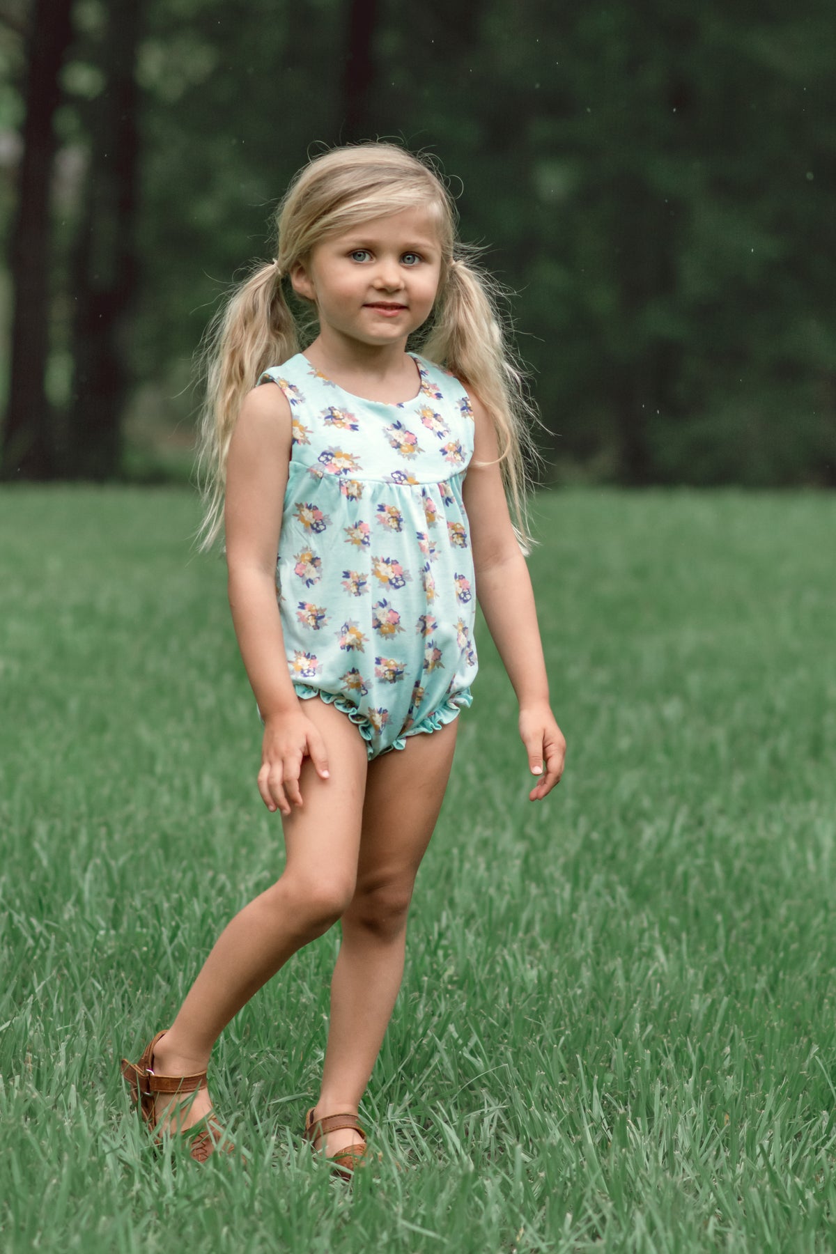 Brittany Bubble Romper - Take The Back Roads