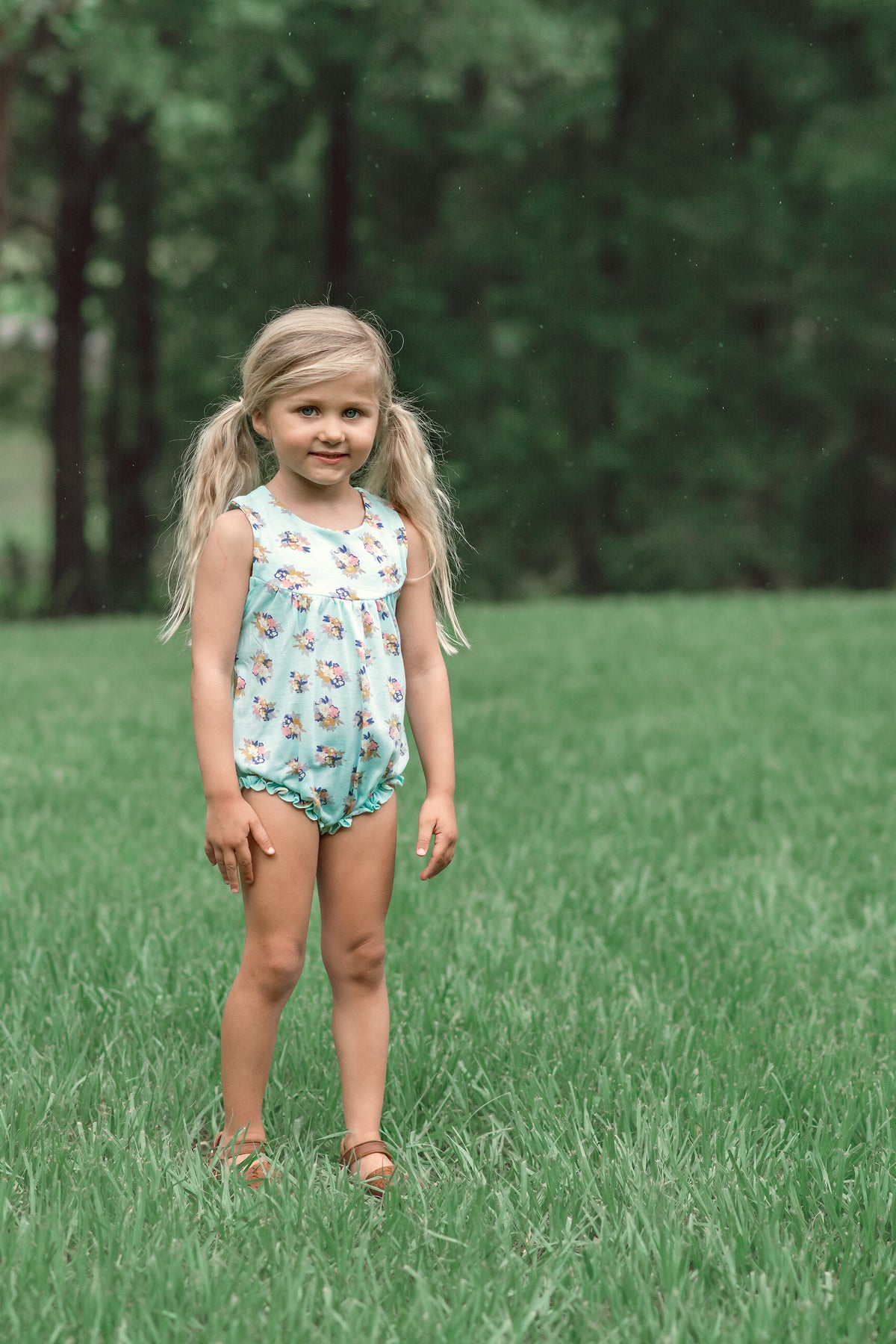 Brittany Bubble Romper - Take The Back Roads