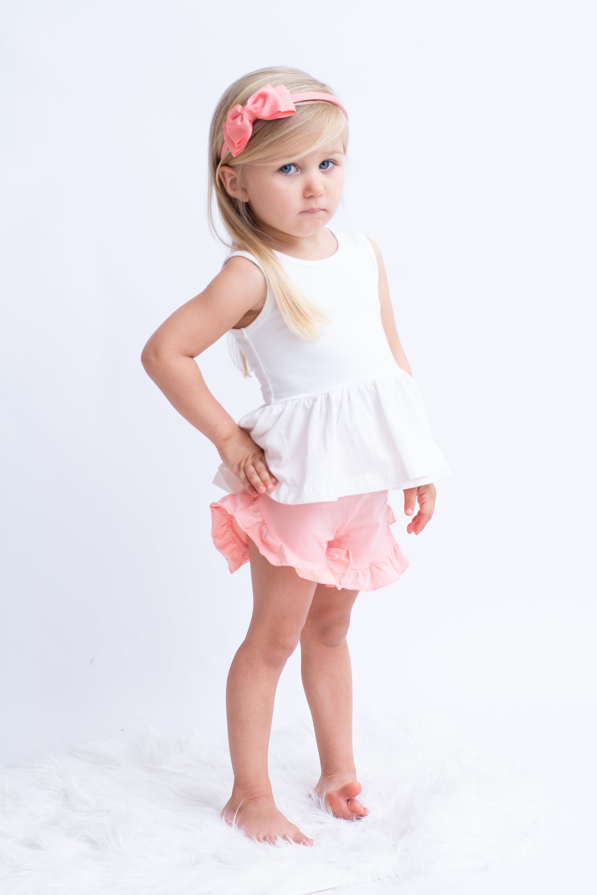 Poppy Shorts - Peach
